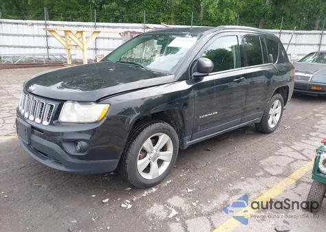 2012 Jeep Compass Latitude из США, поврежденный, VIN 1C4NJCEB3CD616593
